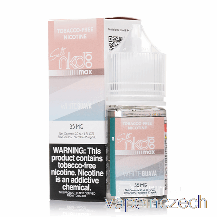 Ledově Bílá Guava - Nahá Max Sůl - 30 Ml 35 Mg Vape Per